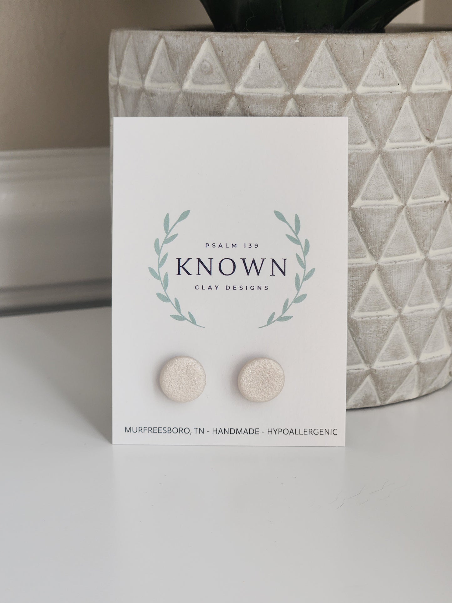 Pearl Clay Studs