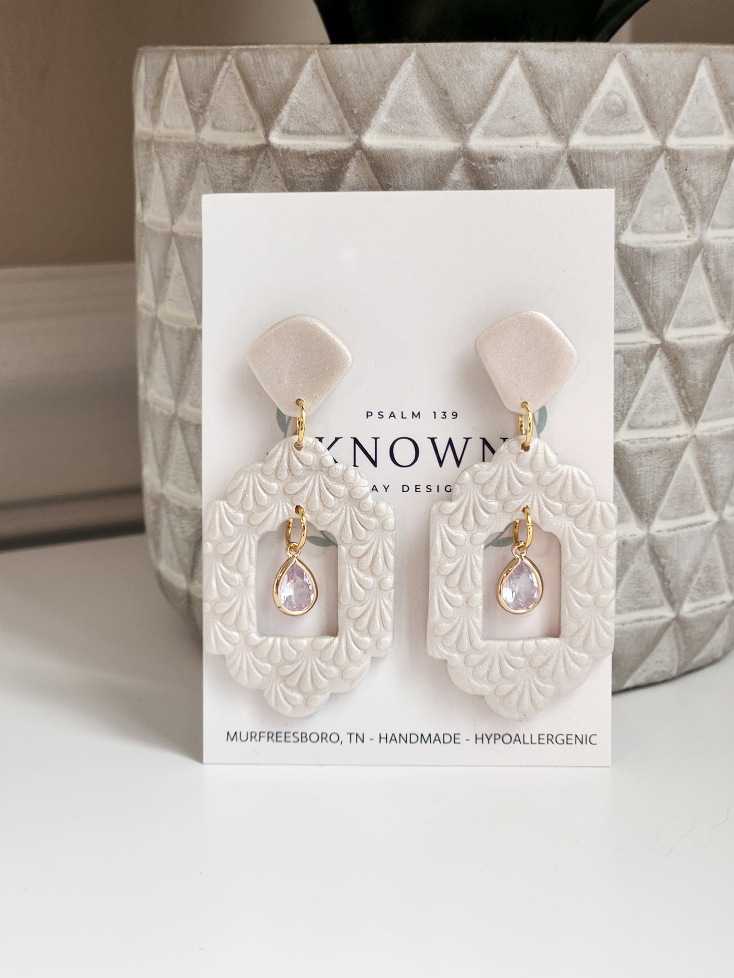 Elegant Tiny Teardrop Pearl Dangles