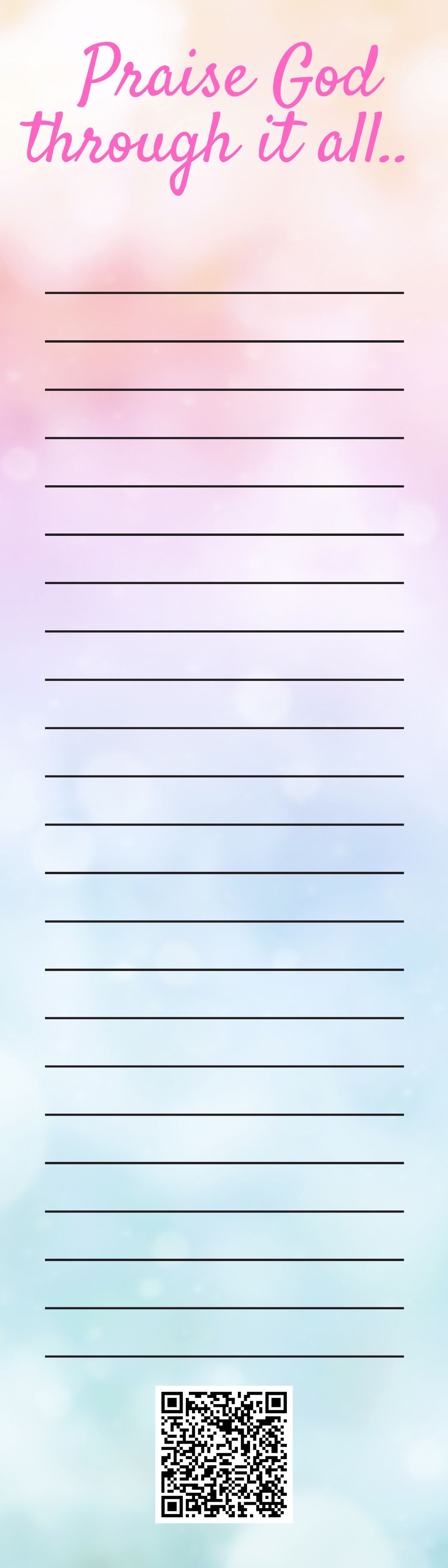 Praise God Bookmark
