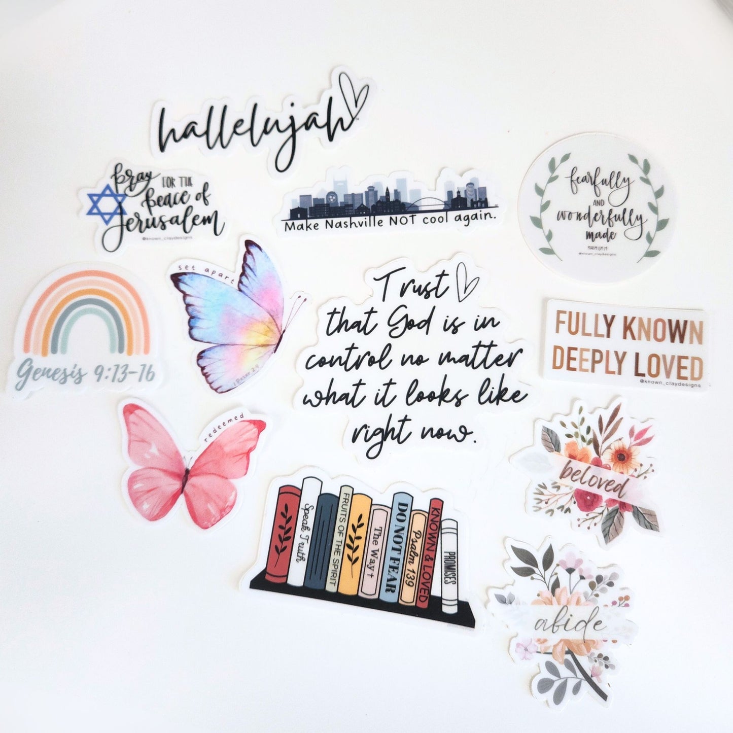 12 PACK STICKERS