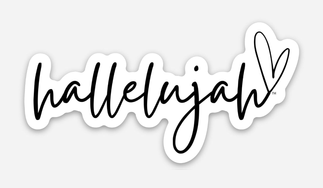 Hallelujah Sticker