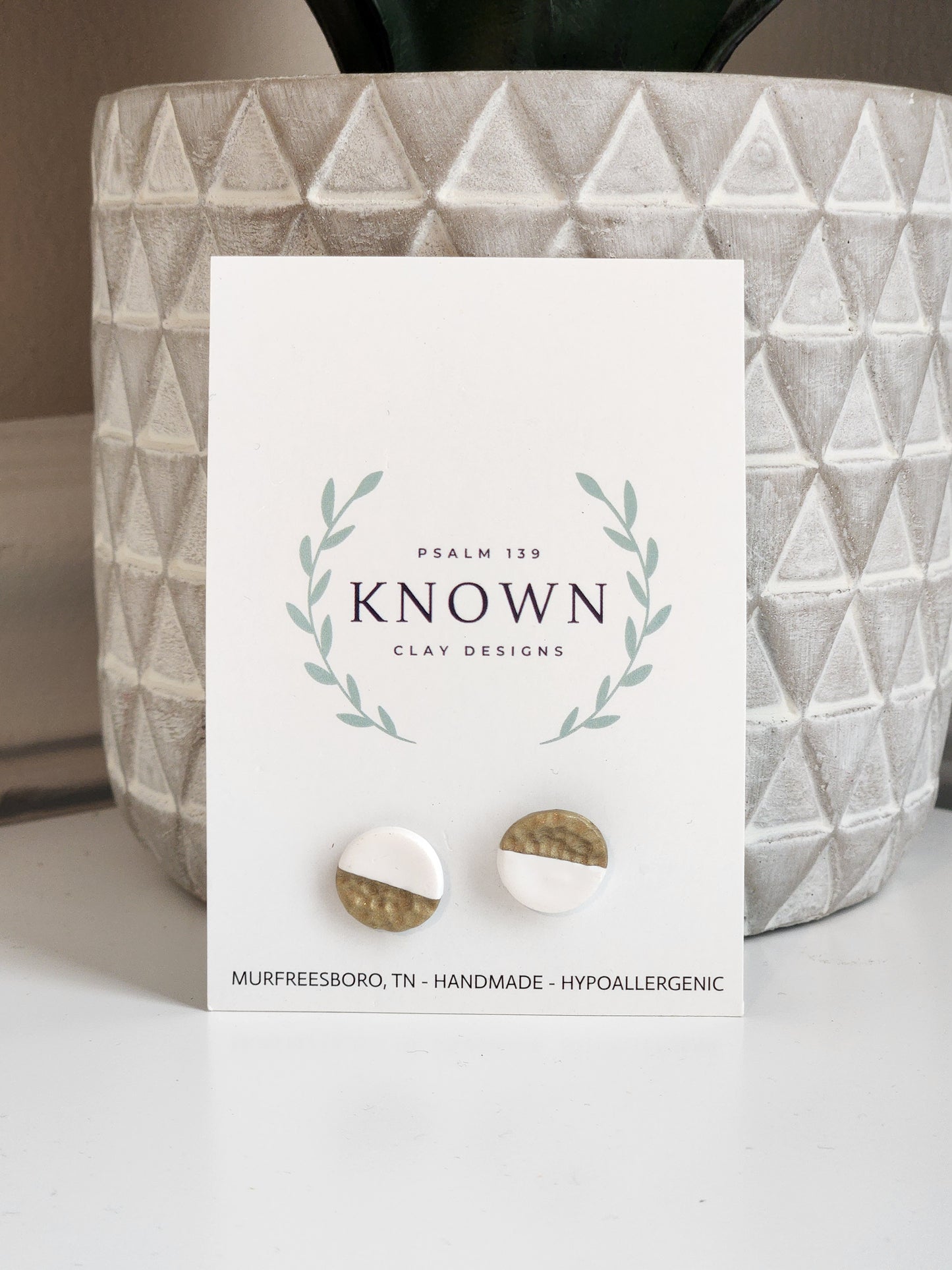 Gold Half Studs