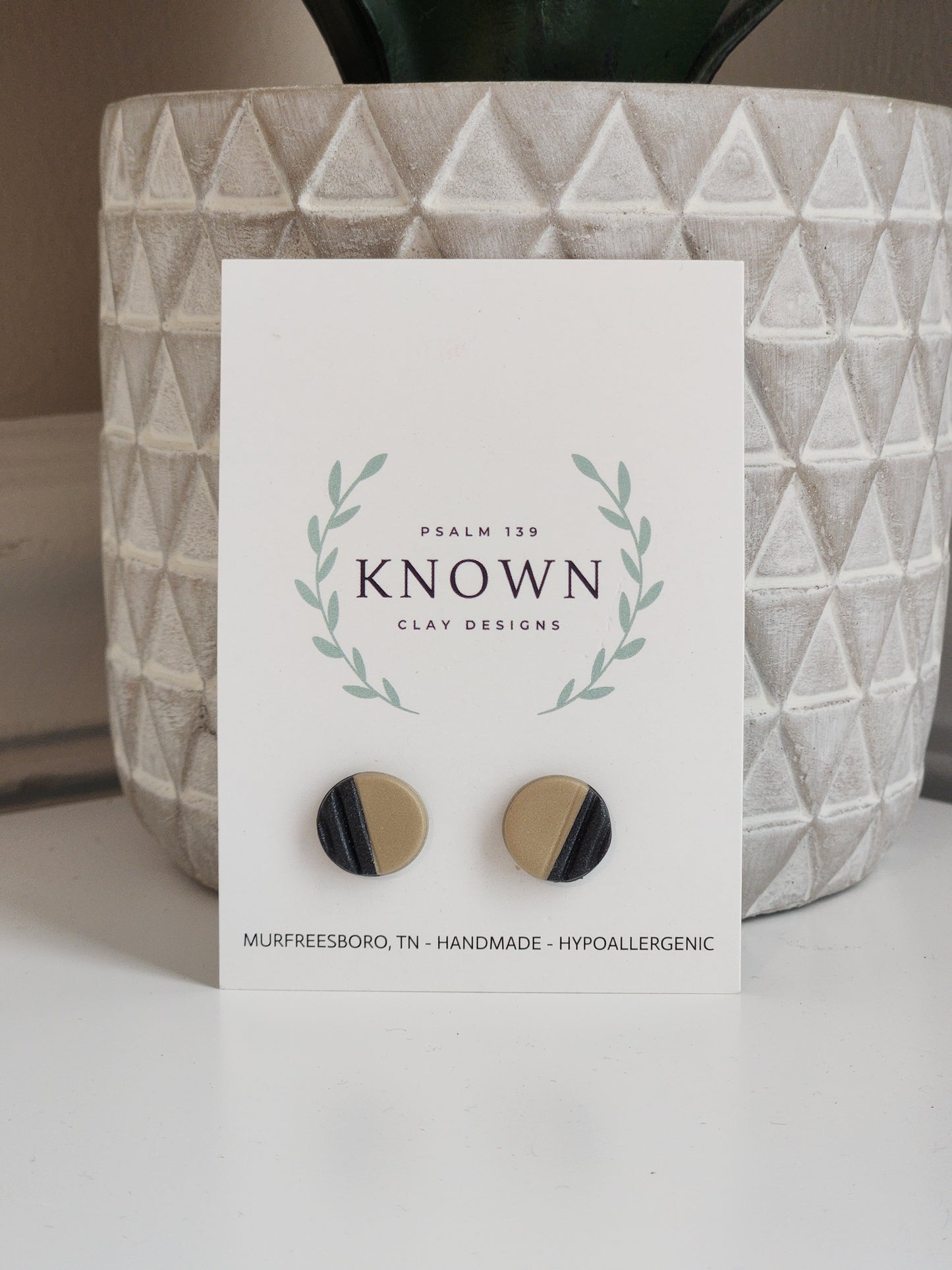 Gold Half Studs