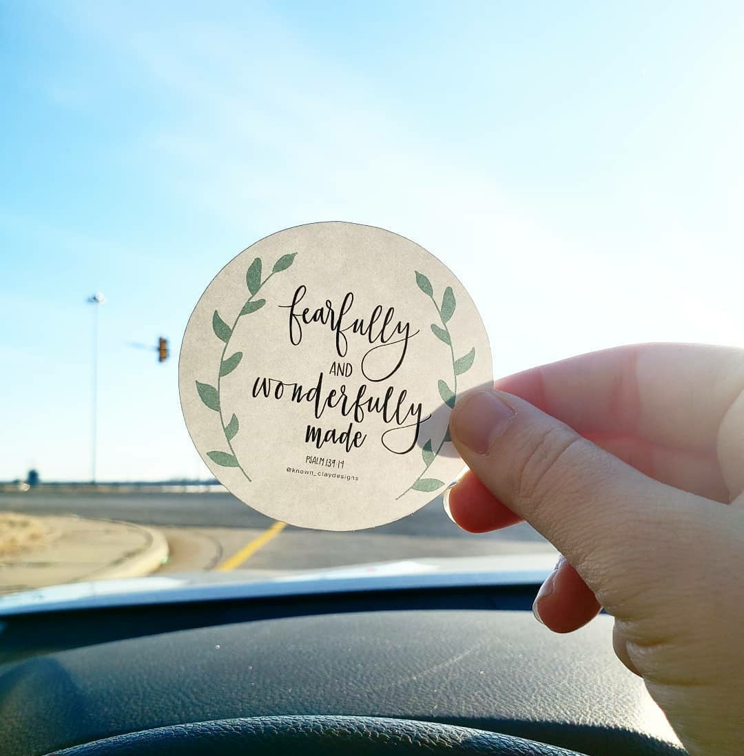Fearfully & Wonderfully Made Sticker